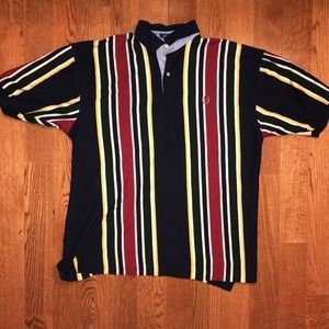 Vintage Tommy Hilfiger multi color polo shirt